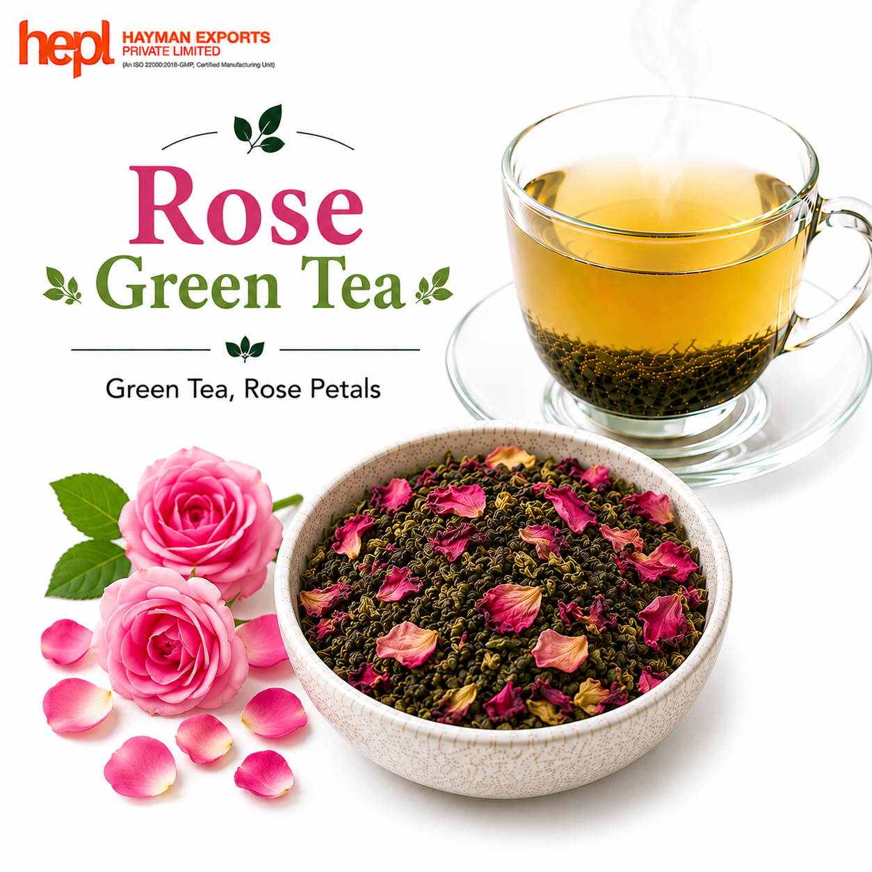 Rose Green Tea