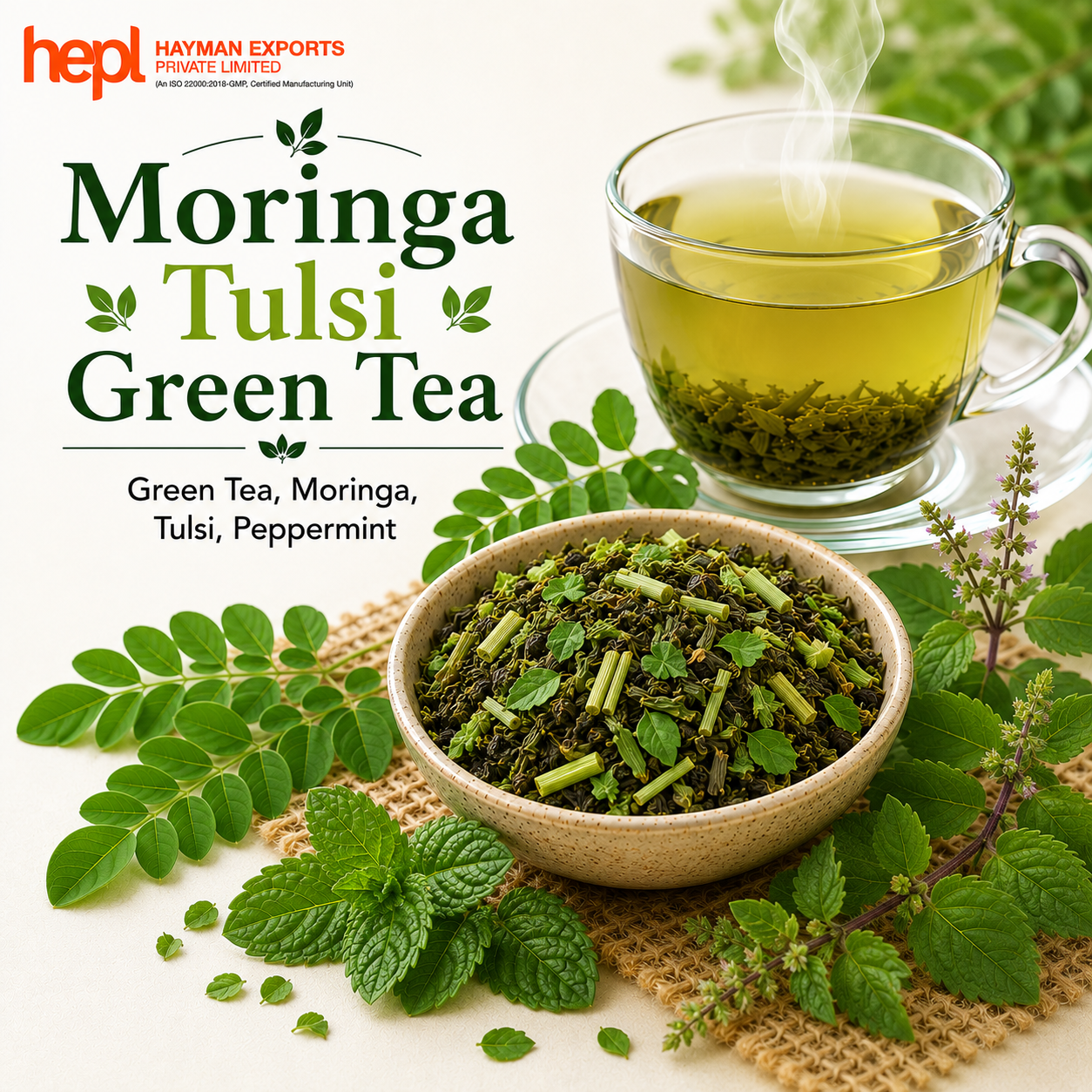 Moringa Tulsi Green Tea