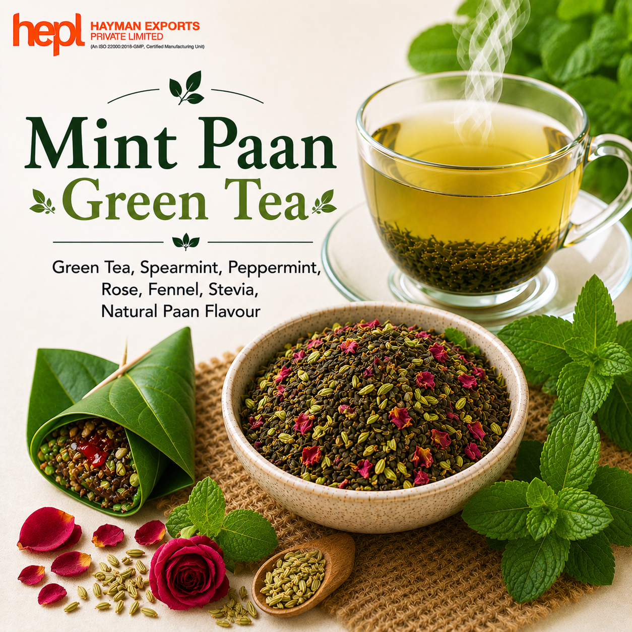 Mint Paan Green Tea