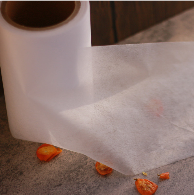 PLA Non Woven Biodegredable Pyramid Tea Bags Roll for Tea Bags (Food Grade) Without tag and Thread