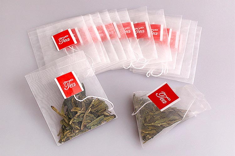 Premade Nylon Mesh Pyramid Tea Bag (Food Grade)